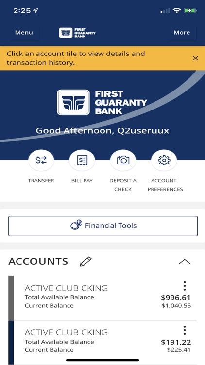 First Guaranty Bank Mobile .